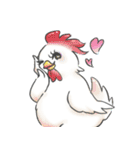 にわとり日和（個別スタンプ：7）