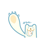 謙遜クマ（個別スタンプ：7）