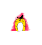 黄色いペンギン（個別スタンプ：34）