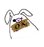 だんごうさぎ（個別スタンプ：3）