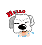 Carzy Dog-Old English Sheepdog（個別スタンプ：1）