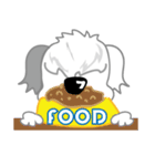 Carzy Dog-Old English Sheepdog（個別スタンプ：6）