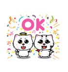 White Cat : Good or Bad（個別スタンプ：1）