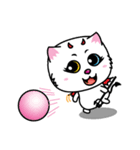 White Cat : Good or Bad（個別スタンプ：2）