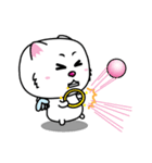White Cat : Good or Bad（個別スタンプ：3）