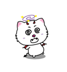 White Cat : Good or Bad（個別スタンプ：31）