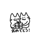 とてもシュールなネコ（個別スタンプ：36）