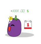 Eggplant Saa（個別スタンプ：26）