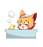 ケモ耳少女ケモ子ちゃん（個別スタンプ：14）