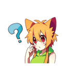 ケモ耳少女ケモ子ちゃん（個別スタンプ：16）