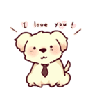 hinata Sticker of a dog（個別スタンプ：36）