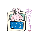 怪訝そうなウサギ（個別スタンプ：22）