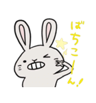 怪訝そうなウサギ（個別スタンプ：35）