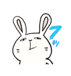 怪訝そうなウサギ（個別スタンプ：37）