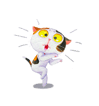Tamsy 三毛猫（個別スタンプ：35）