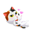 Tamsy 三毛猫（個別スタンプ：40）