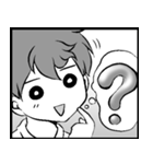 少年達の漫画風スタンプ（個別スタンプ：7）