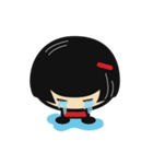 福を呼ぶ！座敷わらしのボッコちゃん（個別スタンプ：7）
