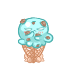 Pastel Octopus Ice-cream（個別スタンプ：12）