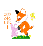 Redfox and Pinkrabbit（個別スタンプ：6）