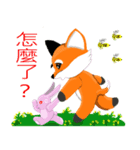 Redfox and Pinkrabbit（個別スタンプ：10）