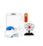 Scholar＆Toilet paper（個別スタンプ：1）