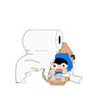 Scholar＆Toilet paper（個別スタンプ：3）