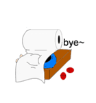 Scholar＆Toilet paper（個別スタンプ：11）