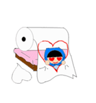 Scholar＆Toilet paper（個別スタンプ：22）