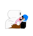Scholar＆Toilet paper（個別スタンプ：36）