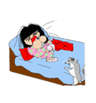 Scholar＆Qiuchan（個別スタンプ：1）