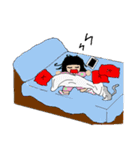 Scholar＆Qiuchan（個別スタンプ：6）