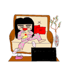 Scholar＆Qiuchan（個別スタンプ：13）