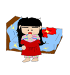 Scholar＆Qiuchan（個別スタンプ：15）