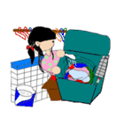 Scholar＆Qiuchan（個別スタンプ：24）