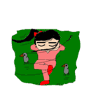 Scholar＆Qiuchan（個別スタンプ：34）