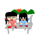 Scholar＆Qiuchan（個別スタンプ：35）