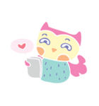 Pastel Owl（個別スタンプ：8）