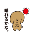 弱気なハチくん。(犬)（個別スタンプ：26）