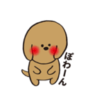 弱気なハチくん。(犬)（個別スタンプ：28）
