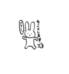 うさぎとやきにくとてばさき（個別スタンプ：24）