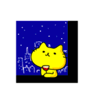 黄色い猫 RELOADED 日本式（個別スタンプ：34）
