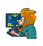 Hipster Gamedev（個別スタンプ：6）