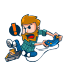 Hipster Gamedev（個別スタンプ：7）