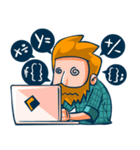 Hipster Gamedev（個別スタンプ：8）
