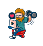 Hipster Gamedev（個別スタンプ：36）