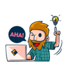 Hipster Gamedev（個別スタンプ：37）