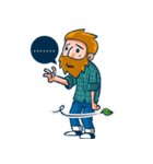 Hipster Gamedev（個別スタンプ：38）