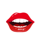 女性の唇（個別スタンプ：6）