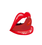 女性の唇（個別スタンプ：15）